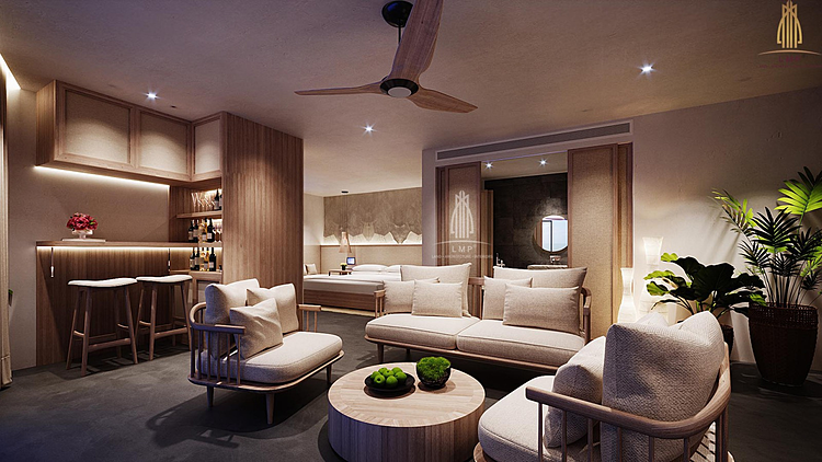 The unique attributes of simplicity and sophistication enabled LMP Design to secure another gold award for resort apartment interior design.