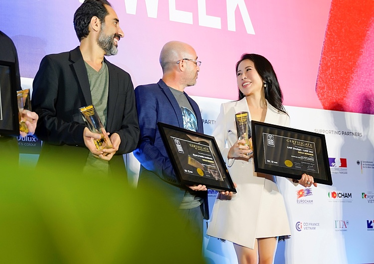 LMP Design received 2 prestigious gold awards at the Vietnam VMARK 2022 design award